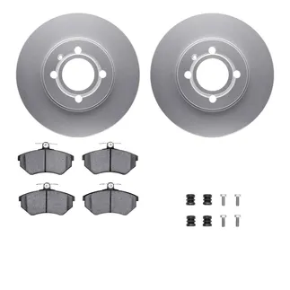 R1 Concepts WDUH1-74081 Carbon Series Brake Rotors W/ 5000 Oep Brake Pads & Hdw